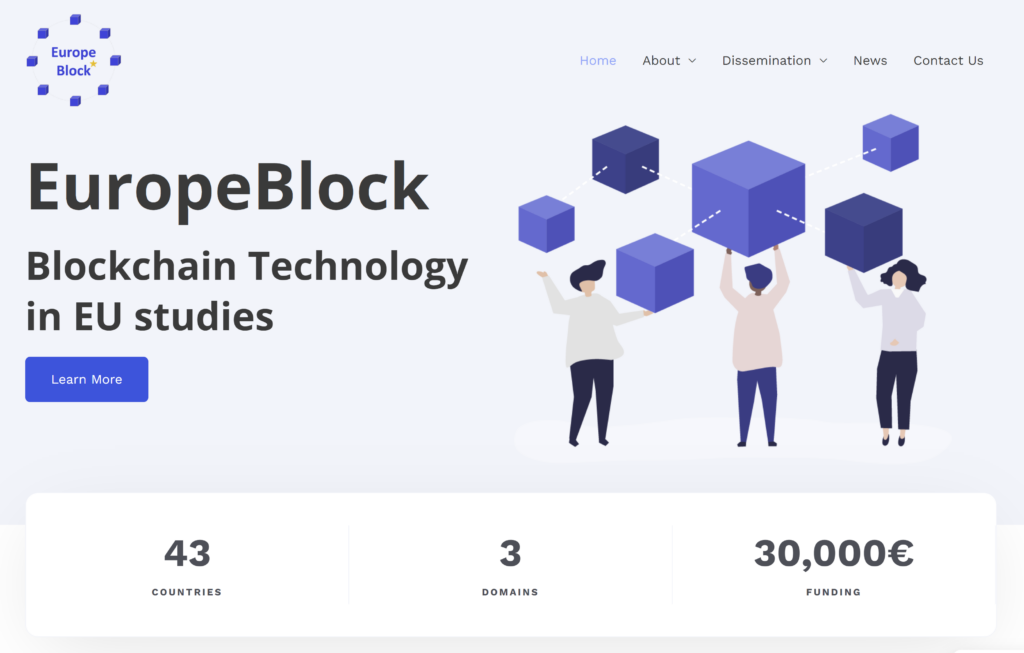 EuropeBlock Website Screenshot